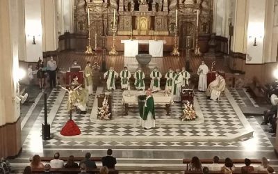 Aniversario de la visita del Obispo